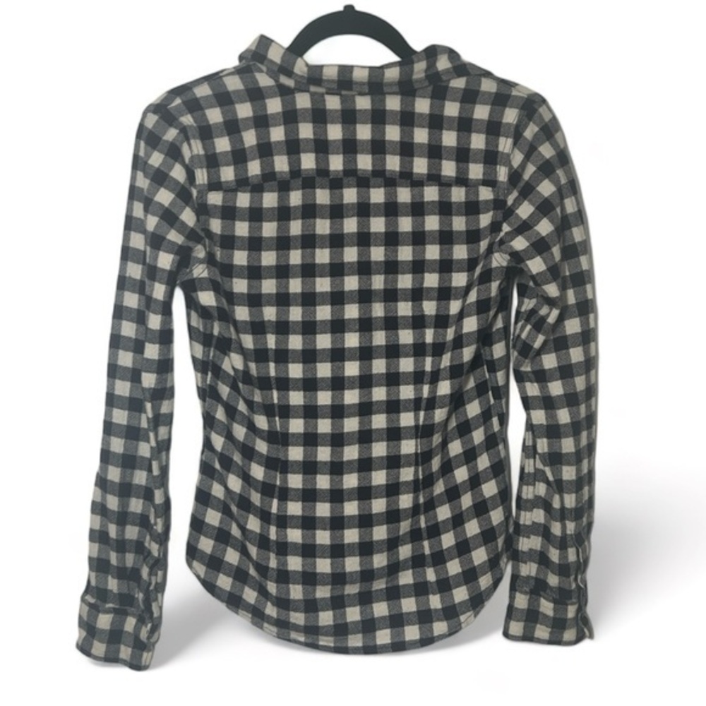 Ralph Lauren Denim‎ Supply Tomboy Women's Small Petite NAVY Gingham  Button Up - Picture 2 of 4